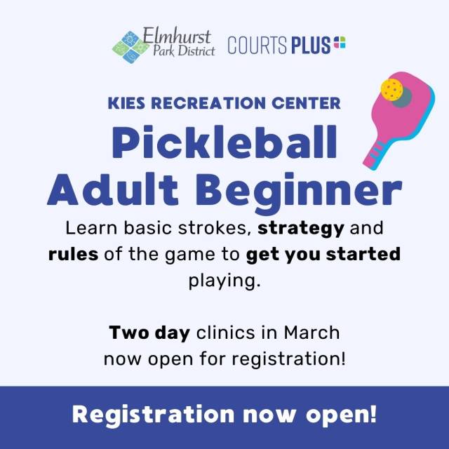 Pickleball Classes at Kies Recreation Center Courts Plus